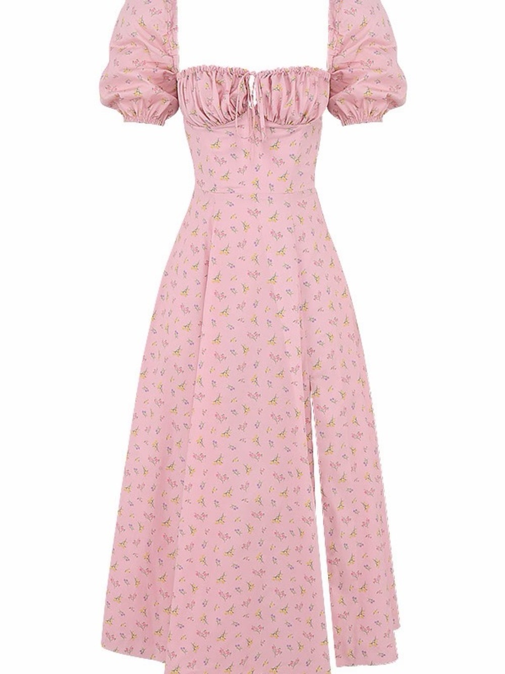 BNWOT House Of CB Tallulah Puff Sleeve Midi Dress - Picture 4 of 7